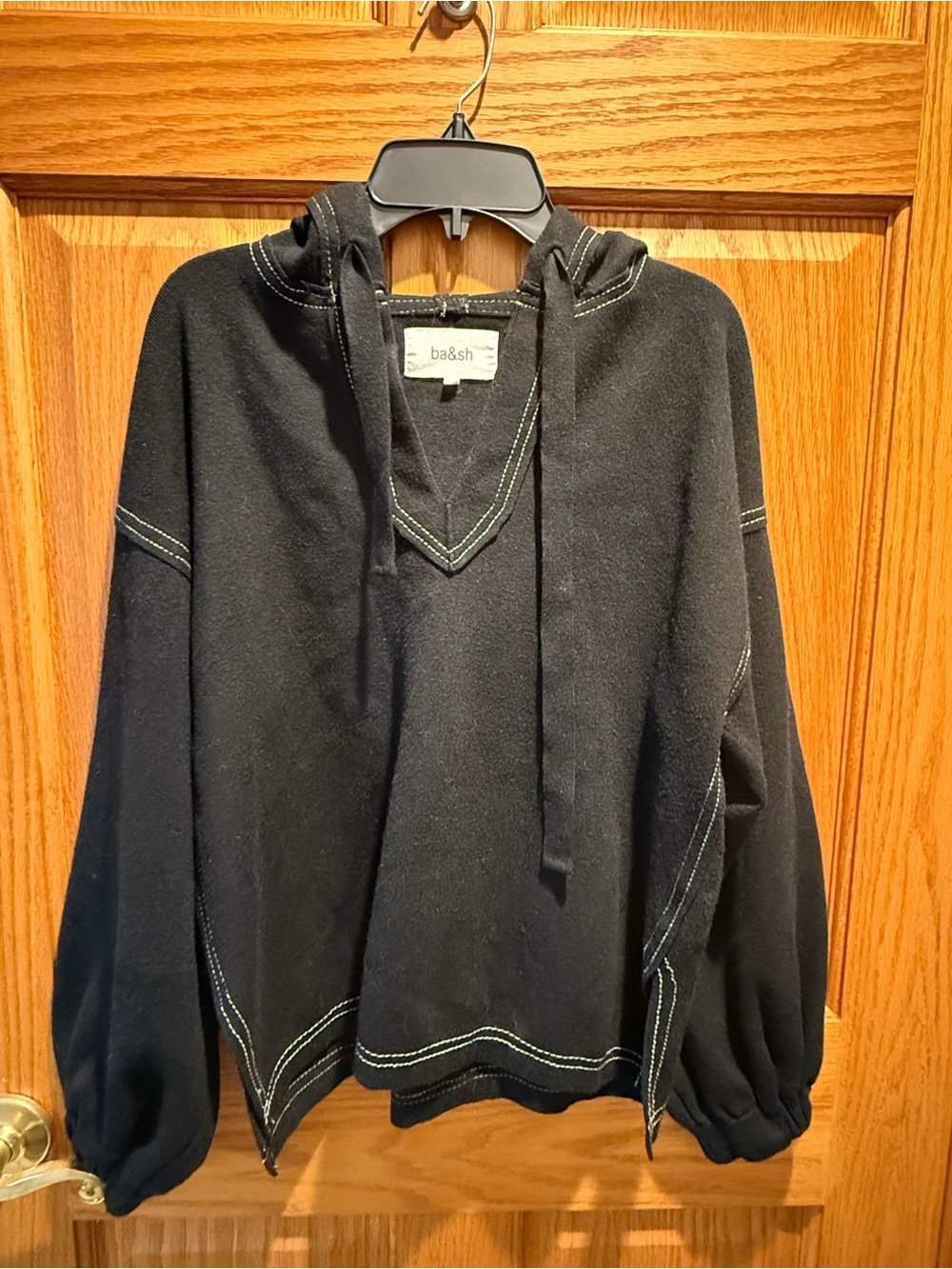 ba&sh Black Hoodie Size 1